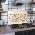 Decovetro Ocak Arkası Koruyucu Vintage Sarmaşık Desenli 60x40cm