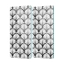 Decovetro Cam Kahve Sofra Sunum Tablası 2li Set Siyah Beyaz Geometrik Desenli 30 x 15 cm