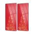 Decovetro Cam Kahve Sofra Sunum Tablası 2li Set Kırmızı Yılbaşı Ağacı Desenli 30 x 15 cm
