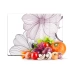Decovetro Cam Kesme Tahtası Çizgi Çiçek Desenli 20x30 Cm