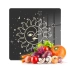 Decovetro Cam Kesme Tahtası ve Sunumluk Kare My Kitchen Horoscope Desenli 30x30 Cm