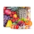 Decovetro Cam Kesme Tahtası ve Sunumluk Meyve Sepeti Desenli 20x30 Cm