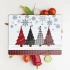 Decovetro Cam Kesme Tahtası ve Sunumluk Christmas Winter Yılbaşı Desenli 30 x 40 cm