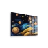 Decovetro Cam Tablo Abstract Renkli Dalgalar 30x40 cm