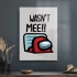 Decovetro Cam Tablo Among Us Wasnt Me 30x40 cm