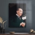 Decovetro Cam Tablo Atatürk Takım Elbiseli 30x40 cm