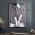 Decovetro Cam Tablo Black White Woman 70x100 cm