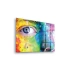 Decovetro Cam Tablo Colourful Woman Eye 30x40 cm