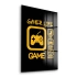 Decovetro Cam Tablo Gamer Life 30x40 cm