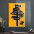 Decovetro Cam Tablo Harry Potter Sign 30x40 cm