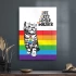 Decovetro Cam Tablo LGBT Cat 70x100 cm