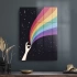 Decovetro Cam Tablo LGBT Rainbow 30x40 cm