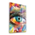 Decovetro Cam Tablo Modern Colourful Eyes 30x40 cm