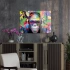 Decovetro Cam Tablo Pop Art Funny Monkey 30x40 cm