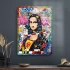Decovetro Cam Tablo Pop Art Mona Lisa 70x100 cm