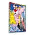 Decovetro Cam Tablo Pop Art Pembe Panter 30x40 cm