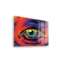 Decovetro Cam Tablo Red Colour Eye 30x40 cm