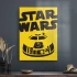 Decovetro Cam Tablo Star Wars R2D2 Poster 50x70 cm