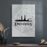 Decovetro Cam Tablo The Lord Of The Rings 30x40 cm