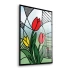 Decovetro Cam Tablo Vitray Lale Desenli 30x40 cm