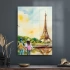 Decovetro Cam Tablo Yağlı Boya Paris Eyfel 50x70 cm