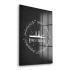 Decovetro Cam Tablo Yazılı Gri Yüzüklerin Efendisi 30x40 cm
