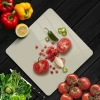 Decovetro Cam Kesme Tahtası Kare Bej