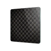 Decovetro Cam Kesme Tahtası Kare Black Gold Kare Desenli