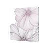 Decovetro Cam Kesme Tahtası Kare Çizgi Çiçekler Desenli 30x30 Cm