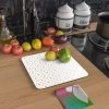 Decovetro Cam Kesme Tahtası Kare Çizgi Daire Desenli 30x30 Cm