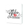 Decovetro Cam Kesme Tahtası Kare Kitchen Love Desenli 30x30 Cm