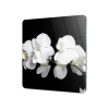Decovetro Cam Kesme Tahtası Kare Orkide Desenli 30x30 Cm