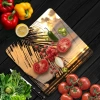 Decovetro Cam Kesme Tahtası Kare Sunset Sahil Desenli 30x30 Cm