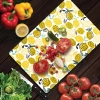 Decovetro Cam Kesme Tahtası Limon Desenli Set