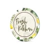 Decovetro Cam Kesme Tahtası Yuvarlak Fresh Kitchen Desenli