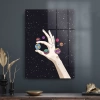 Decovetro Cam Tablo Hand And Planets