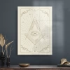 Decovetro Cam Tablo Spiritual Eye White