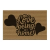 Decovetro Love Home Desenli Kapı Önü Halı Paspas