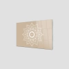 Decovetro Ocak Arkası Koruyucu Cam Mandala Desenli 76x50cm