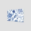 Decovetro Ocak Arkası Koruyucu Mavi Çini Çiçek Desenli 76x50cm