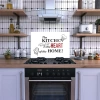 Decovetro Ocak Arkası Koruyucu My Kitchen Home Desenli 76x50cm