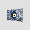 Decovetro Ocak Arkası Koruyucu Nazar Boncuğu Desenli 76x50cm