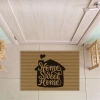 Decovetro Sweet Home Desenli Kapı Önü Halı Paspas