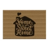 Decovetro Sweet Home Desenli Kapı Önü Halı Paspas