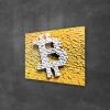 Decovetro Cam Tablo Bitcoin Logo 50x70 cm