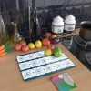 Decovetro Cam Kesme Tahtası Alaçatı Çini Desenli 20x30 Cm