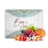 Decovetro Cam Kesme Tahtası Bon Appetit Desenli 20x30 Cm