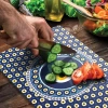 Decovetro Cam Kesme Tahtası Büyük Nazar Boncuğu Desenli 20x30 Cm