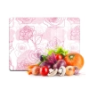Decovetro Cam Kesme Tahtası Çizgi Pembe Gül Desenli 20x30 Cm