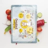 Decovetro Cam Kesme Tahtası Cooking Desenli 30x40 Cm